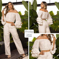 P74395 CONJUNTO FIJI MARFIL