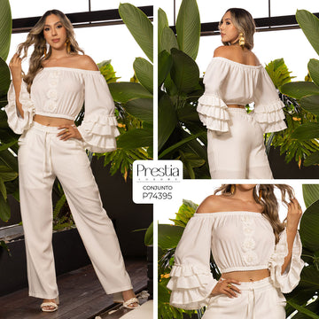 P74395 CONJUNTO FIJI MARFIL