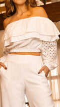 P74413 CONJUNTO OJALILLO MARFIL