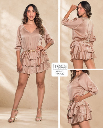 P74427 VESTIDO SIMKAI MOKA