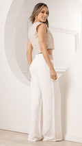 P74435 CONJUNTO LINO MARFIL