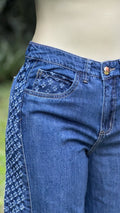 P74440 PANTALÓN INDIGO AZUL