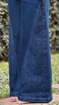 P74442 JEAN INDIGO GRABADO AZUL