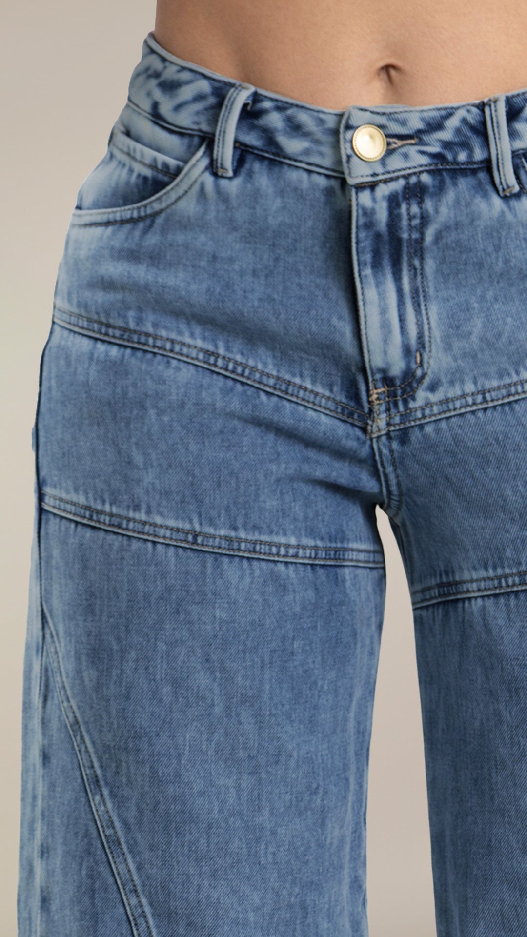 P74457 PANTALON INDIGO AZUL