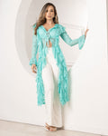 P74462 BLUSON BLONDA VERDE MENTA
