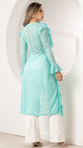 P74462 BLUSON BLONDA VERDE MENTA