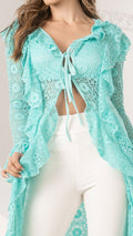 P74462 BLUSON BLONDA VERDE MENTA