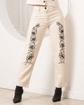 P74473 PANTALON DRILL CREMA