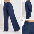 P74475 PANTALON CHAMBRAY AZUL