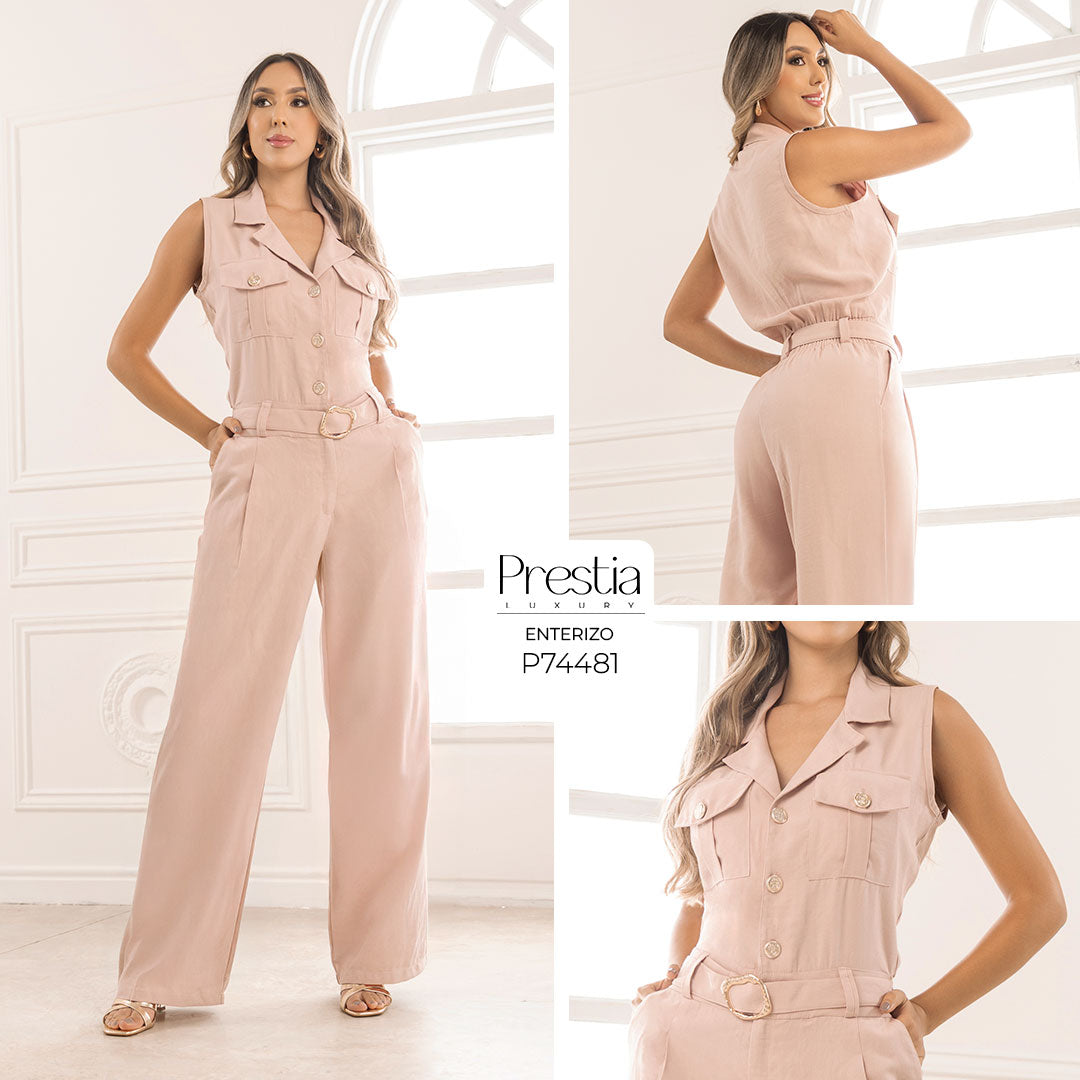 P74481 ENTERIZO POLIESTER ROSADO