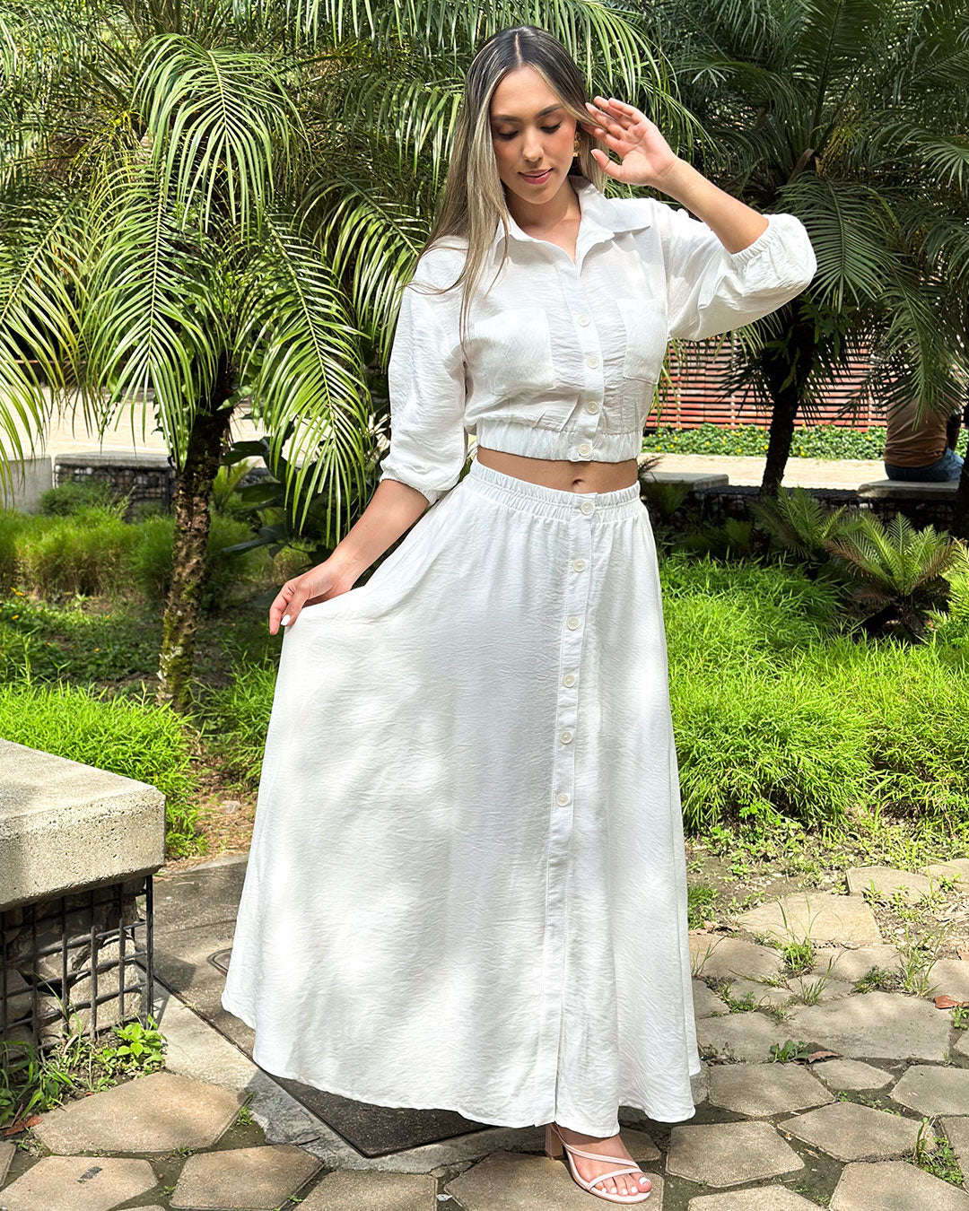 P74495 CONJUNTO LINO MARFIL