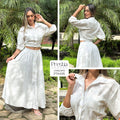 P74495 CONJUNTO LINO MARFIL