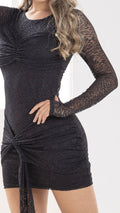 P74500 VESTIDO BLONDA NEGRO 1
