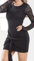 P74500 VESTIDO BLONDA NEGRO 2