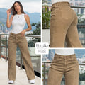 P74506 PANTALON DRILL MOKA