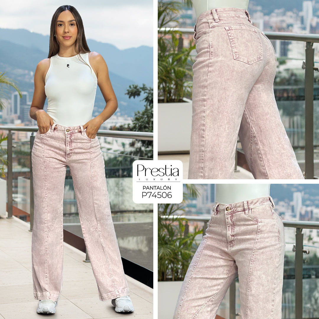 P74506 PANTALON DRILL ROSADO