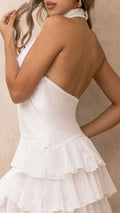 P74511 VESTIDO CHIFON MARFIL