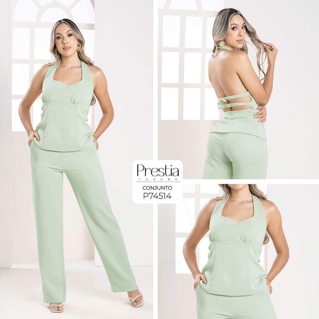 P74514 CONJUNTO NOCHES DE VIENA VERDE OLIVA