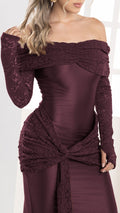 P74516 VESTIDO BLONDA VINOTINTO
