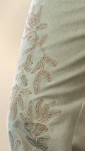 P74525 PANTALON DRILL VERDE