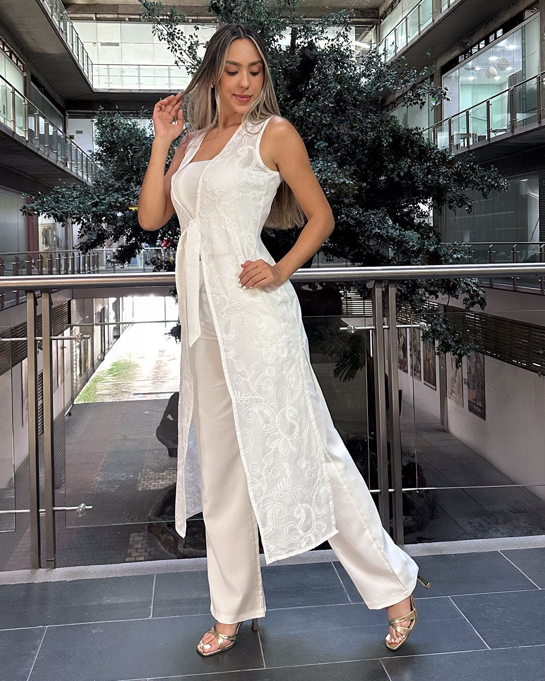 P74528 CONJUNTO OPAL MARFIL