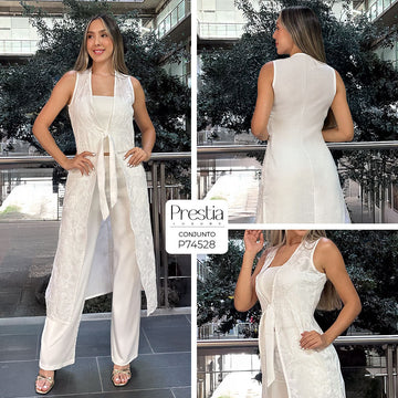 P74528 CONJUNTO OPAL MARFIL