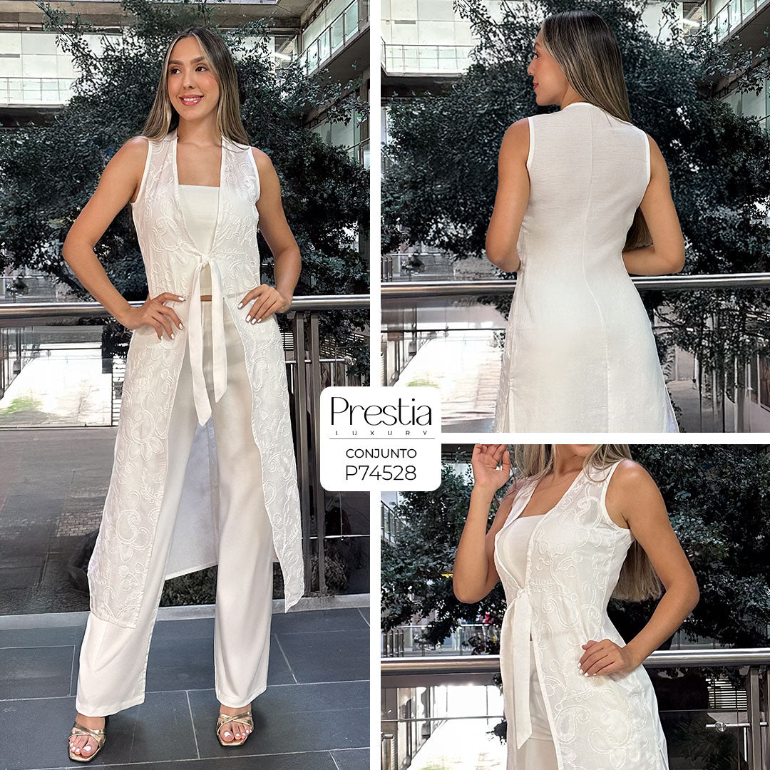 P74528 CONJUNTO OPAL MARFIL