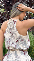 P74529 CONJUNTO LINO ESTAMPADO VINOTINTO
