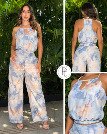 P74529 CONJUNTO ESTAMPADO AZUL CIELO