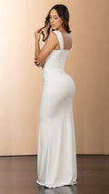 P74531 VESTIDO JABON MARFIL