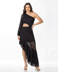 P74532 VESTIDO BLONDA NEGRO