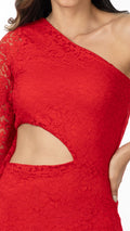 P74532 VESTIDO BLONDA ROJO