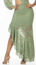 P74532 VESTIDO BLONDA VERDE CLARO