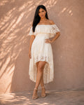 P74536 VESTIDO BLONDA CREMA