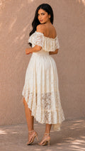P74536 VESTIDO BLONDA CREMA
