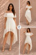 P74536 VESTIDO BLONDA CREMA