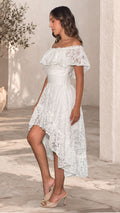 P74536 VESTIDO BLONDA MARFIL
