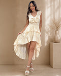 P74537 VESTIDO CHALIS VAINILLA