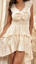 P74537 VESTIDO CHALIS VAINILLA