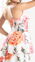 P74541 VESTIDO LINO MARFIL ESTAMPADO