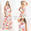 P74541 VESTIDO LINO MARFIL ESTAMPADO