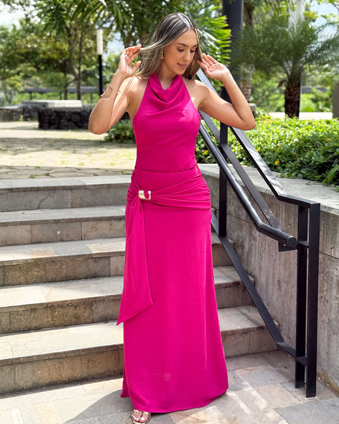 P74544 CONJUNTO CAPRI FUCSIA