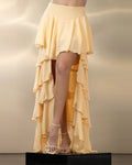 P74548 FALDA CHIFON AMARILLO