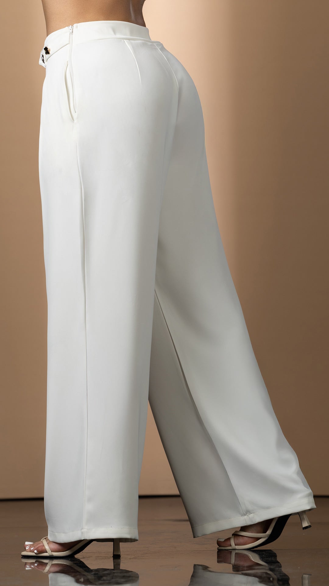 P74551 PANTALON FLOW MARFIL