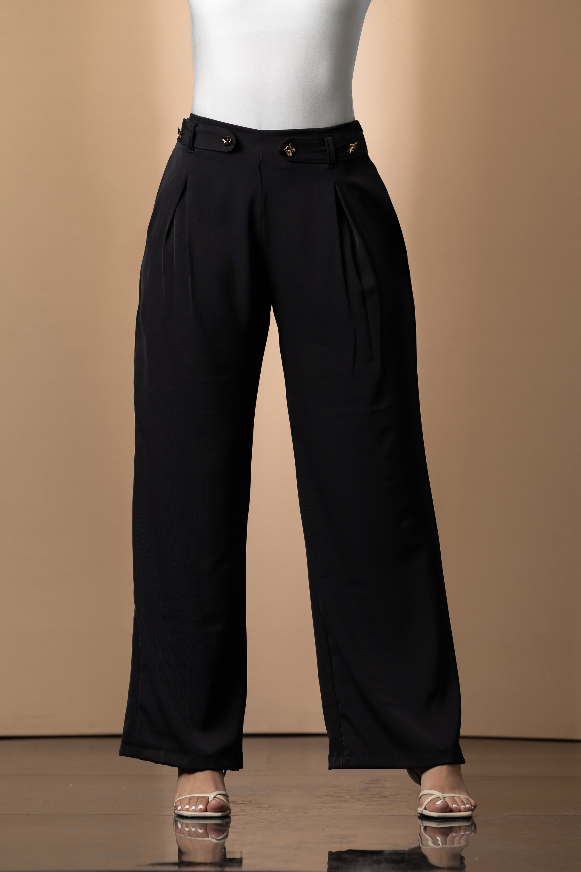 P74551 PANTALON FLOW NEGRO