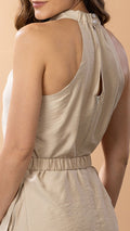 P74553 CONJUNTO LINO CREPE CAMEL