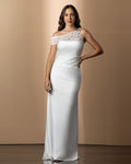 P74558 VESTIDO BLONDA MARFIL