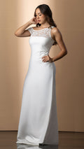 P74558 VESTIDO BLONDA MARFIL