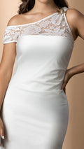 P74558 VESTIDO BLONDA MARFIL