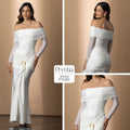 P74561 VESTIDO POLIESTER SHAKIRA MARFIL